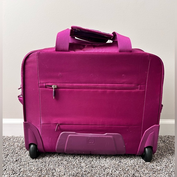Delsey Paris Magenta Rolling Carry-on and Briefcase - Picture 4 of 10